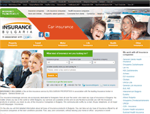 Tablet Screenshot of insurancebulgaria.com